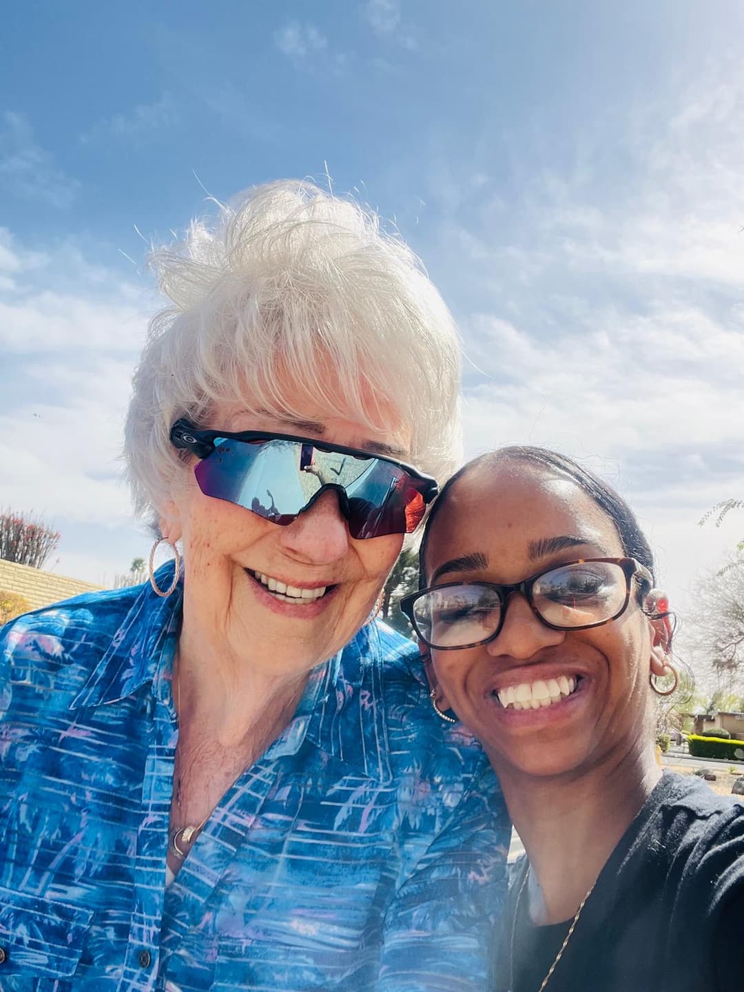 Meishael with a client in Scottsdale